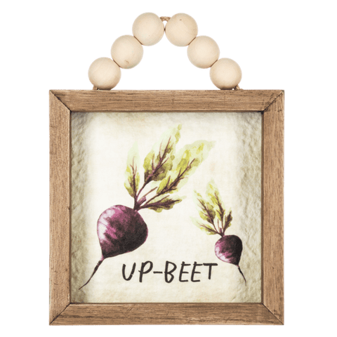 Up Beet Wooden Sign