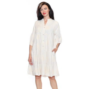 chinese dress ladies PEASANT DRESS WITH TIE FRONT LADY LAKE – CAMILLA main image 0