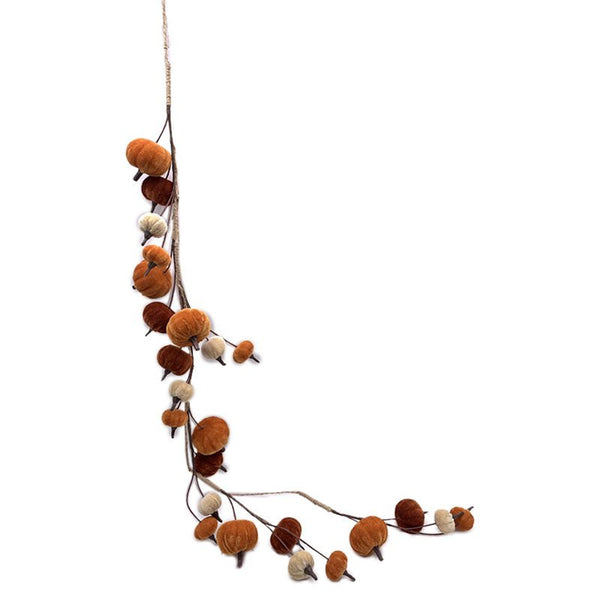 Velvet Pumpkin Garland - Lady of the Lake