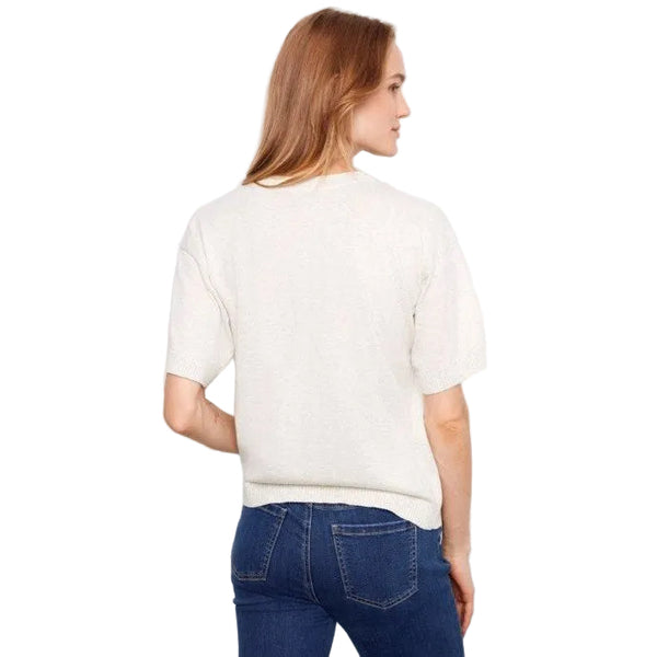 Vera Short Sleeve Animal Print Sweater - Lady of the Lake