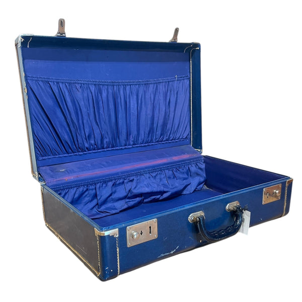 Vintage Blue Suitcase