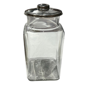 Vintage Glass Canister - Lady of the Lake
