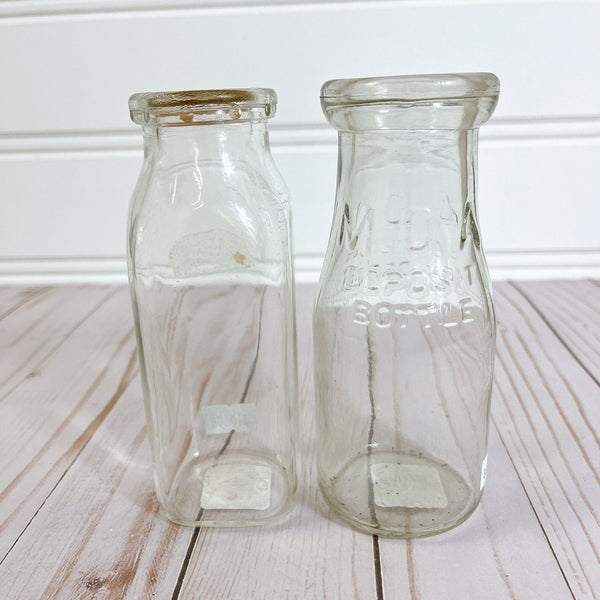 Vintage Half-Pint Milk Bottle