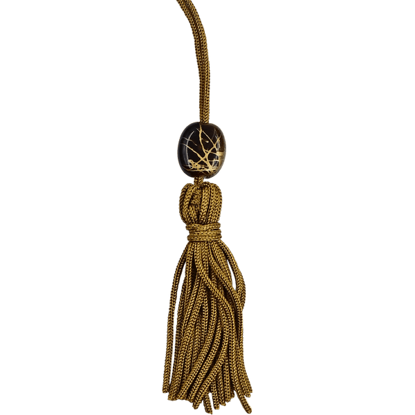 Vintage Library Card Beaded Bookmark - Lady of the Lake