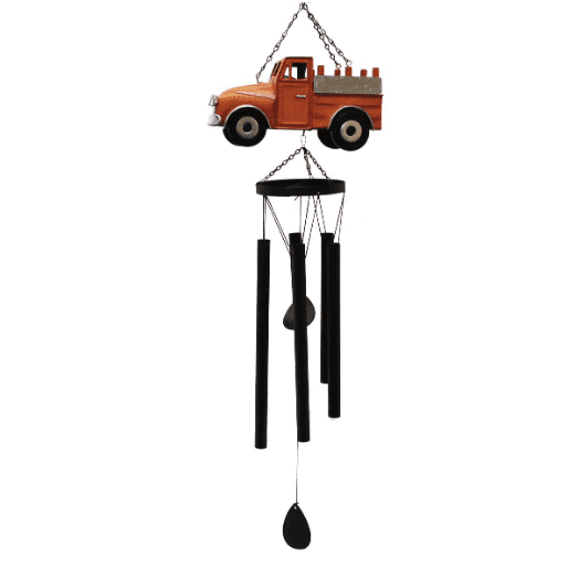 Vintage Red Truck Windchime