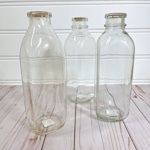 Vintage "Square" Milk Bottle