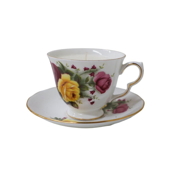 Vintage Tea Cup Candle - Lady of the Lake