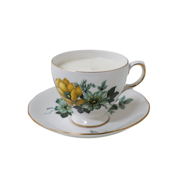 Vintage Tea Cup Candle - Lady of the Lake