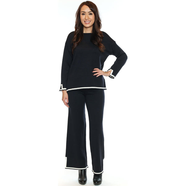 Vivian Pant With Accent Stripe - Lady of the Lake