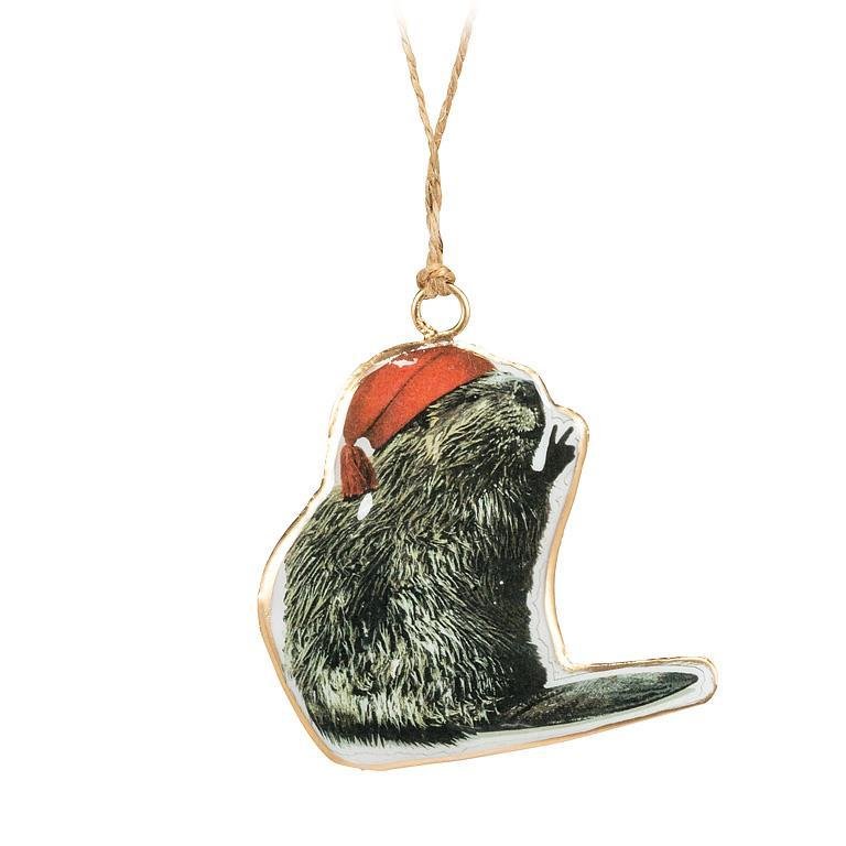 Voyageur Beaver Ornament