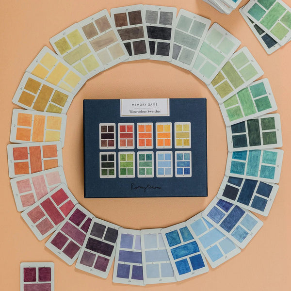 Watercolour Swatches - Memory Game - Lady of the Lake