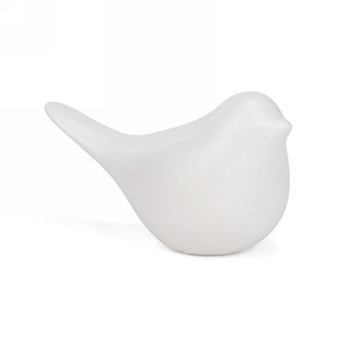 White Ceramic Bird