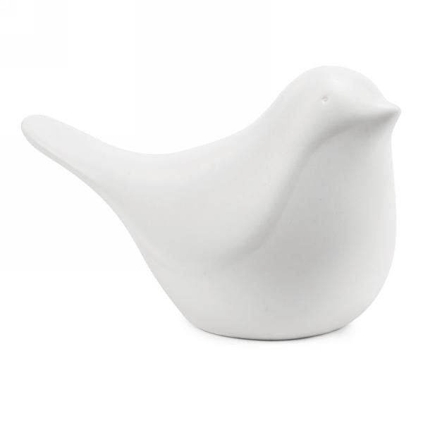 White Ceramic Bird