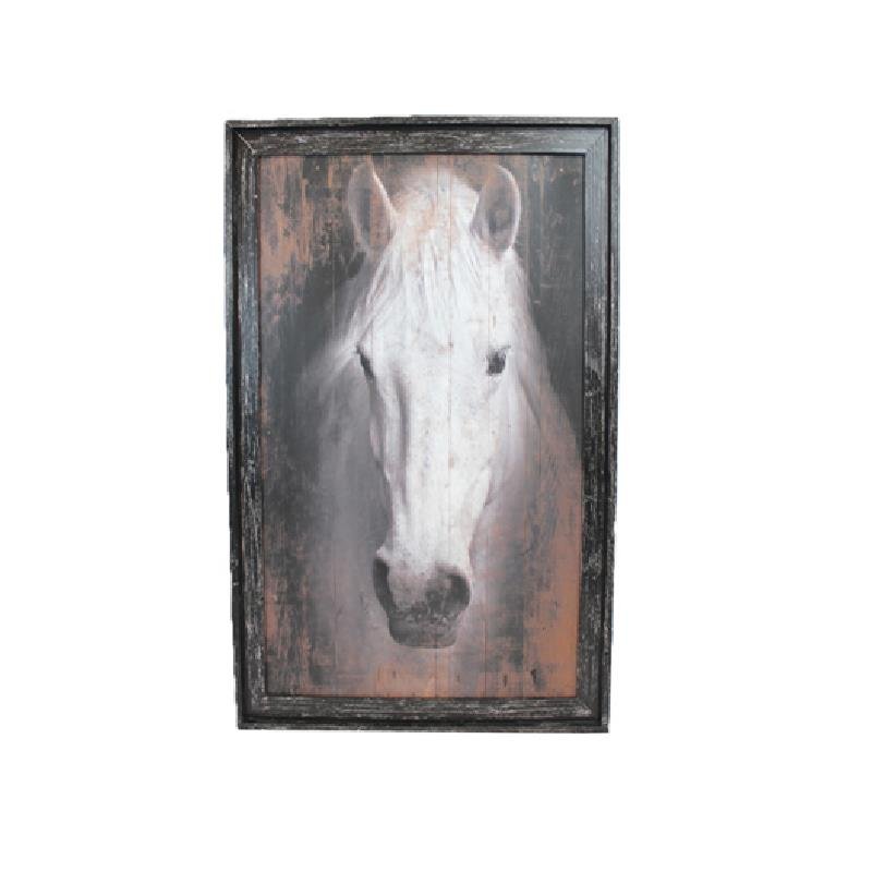 White Horse - Framed Art