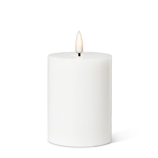 White LED Pillar Candle - Lady of the Lake