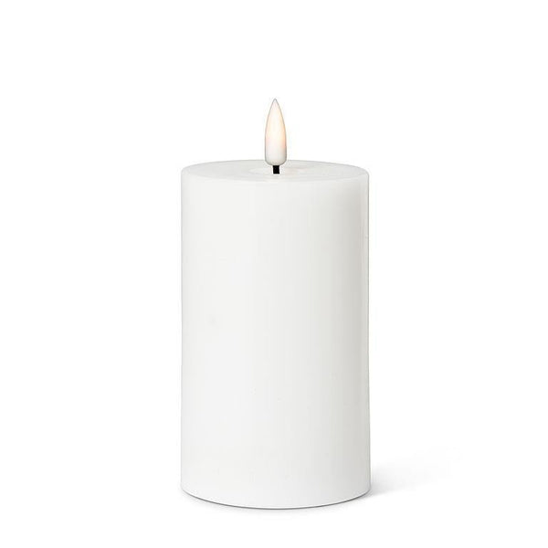White LED Pillar Candle - Lady of the Lake