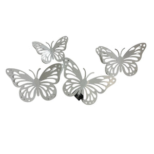 White Metal Butterfly Wall Decor - Lady of the Lake