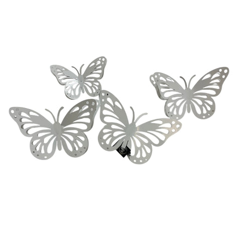 White Metal Butterfly Wall Decor - Lady of the Lake