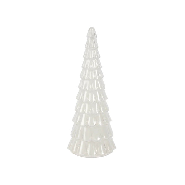 White Sugar Glass Led Tree