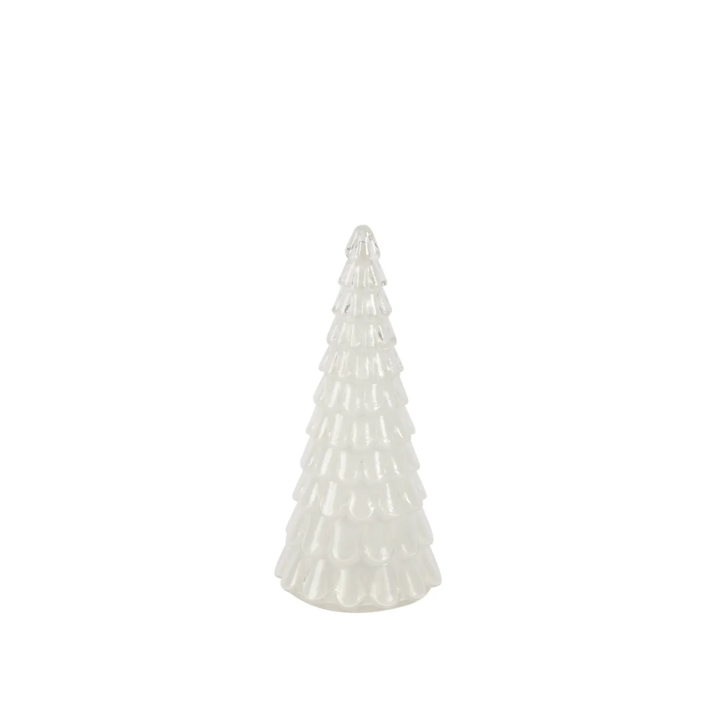 White Sugar Glass Led Tree