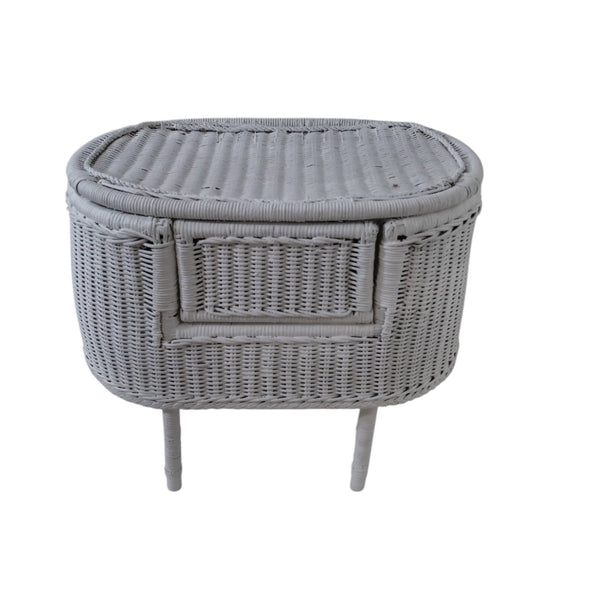 Wicker Yarn Knitting Hamper - Lady of the Lake