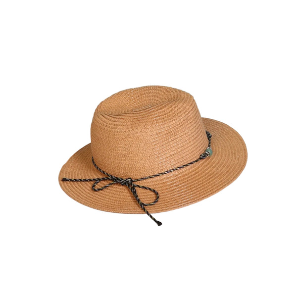 Wide Brim Hat With Beds & Bow - Lady of the Lake