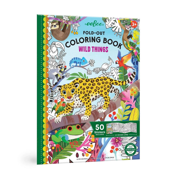 Wild Things Fold - Out Coloring Book - Lady of the Lake