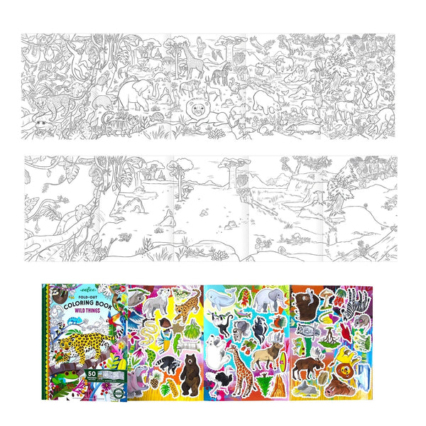 Wild Things Fold - Out Coloring Book - Lady of the Lake