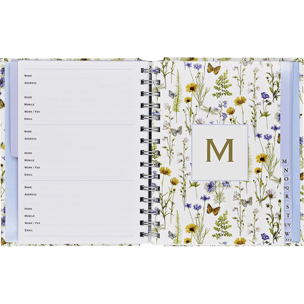 Wildflower Garden Address Book - Large