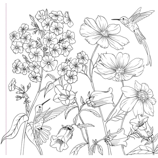 Wildflowers Artist's Colouring Book - Lady of the Lake