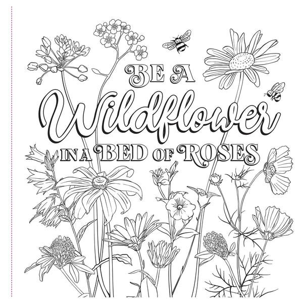 Wildflowers Artist's Colouring Book - Lady of the Lake