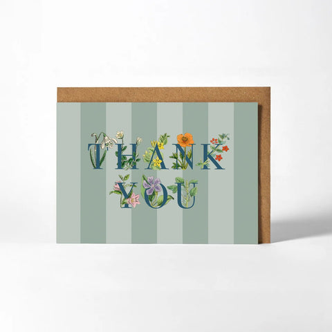 Wildflowers - Greeting Card - Thank You - Lady of the Lake