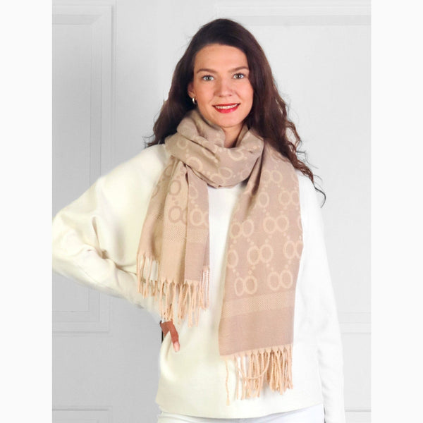 Winter Scarf - Cashmere Feeling Double Loop