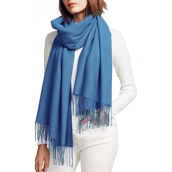 Winter Scarf - Cashmere Feeling With Tassels - Lady of the Lake
