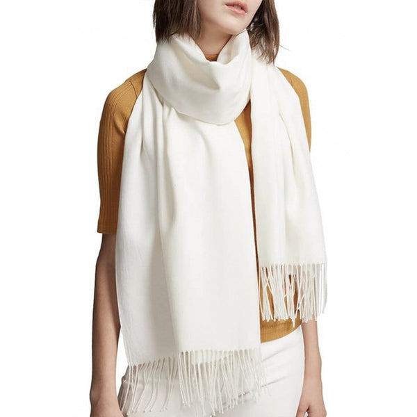 Winter Scarf - Cashmere Feeling With Tassels - Lady of the Lake