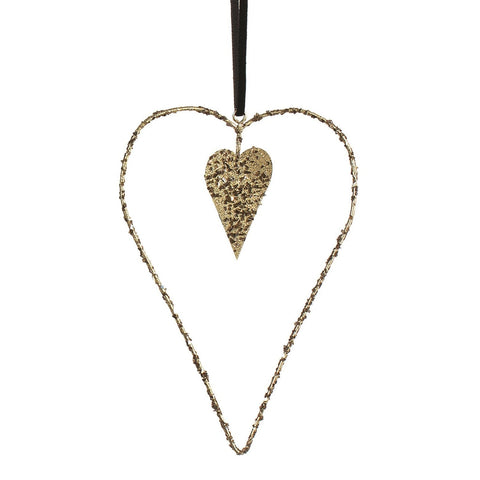 Wire Heart Ornament