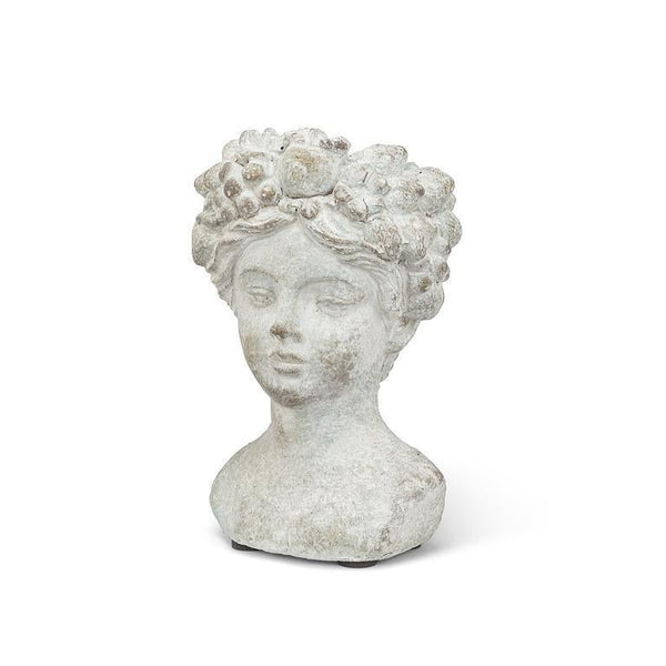 Woman with Flowers & Fruits Planter