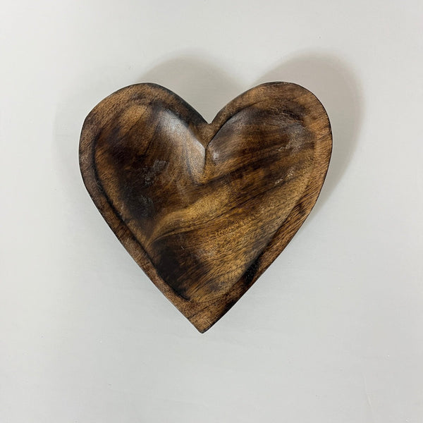 Wood Heart Dish