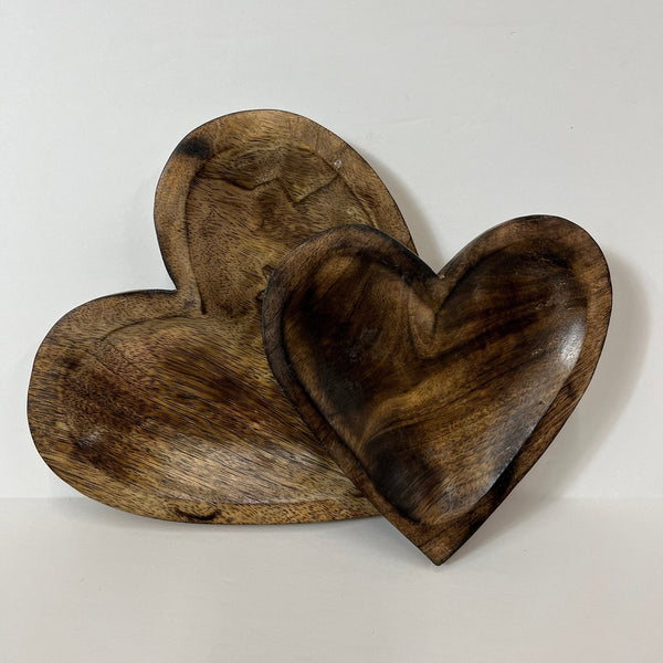 Wood Heart Dish