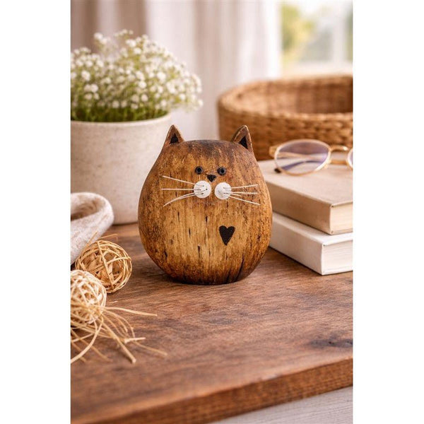 Wooden Cat Decor - Lady of the Lake
