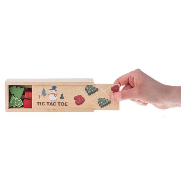 Wooden Christmas Tic Tac Toe Game - Lady of the Lake