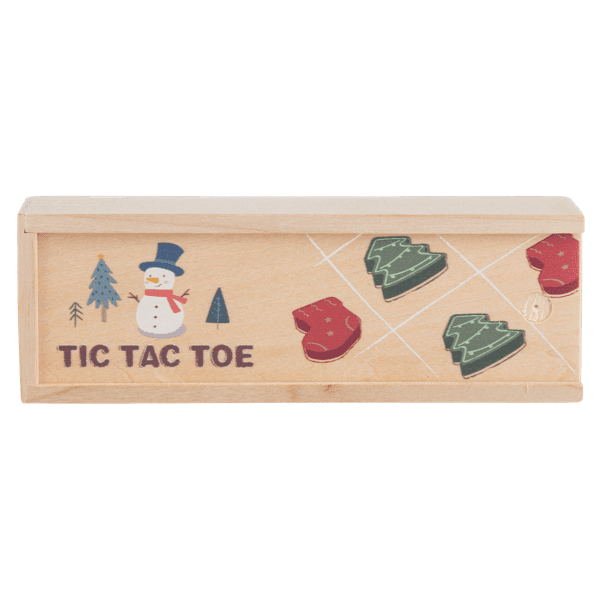 Wooden Christmas Tic Tac Toe Game - Lady of the Lake
