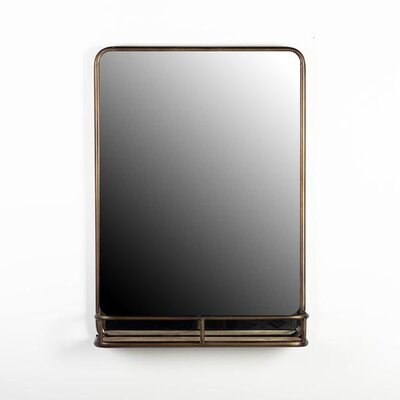 Wooden Mirror With Shelf - Lady of the Lake