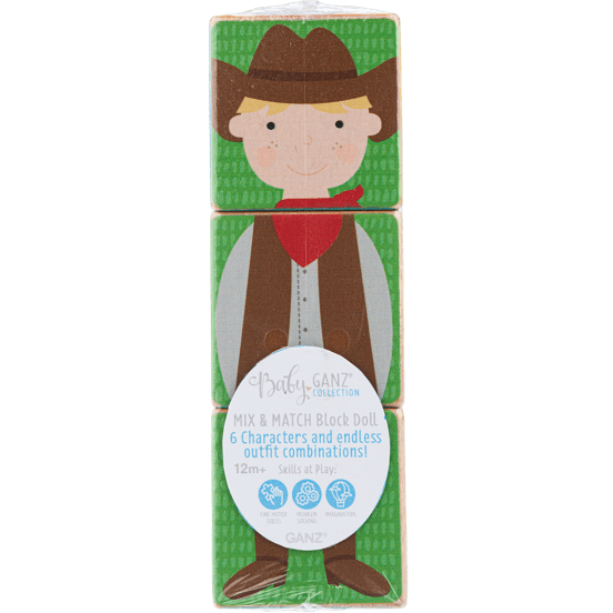 Wooden Mix & Match Boy Doll - Lady of the Lake