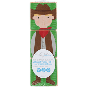 Wooden Mix & Match Boy Doll - Lady of the Lake