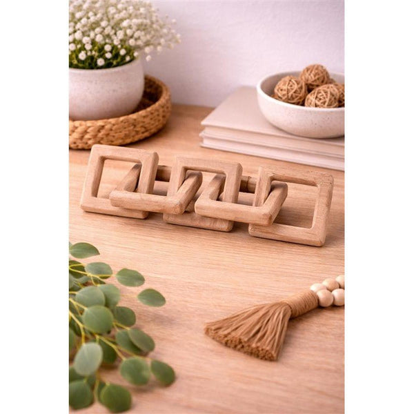 Wooden Square Chain Decor - Lady of the Lake