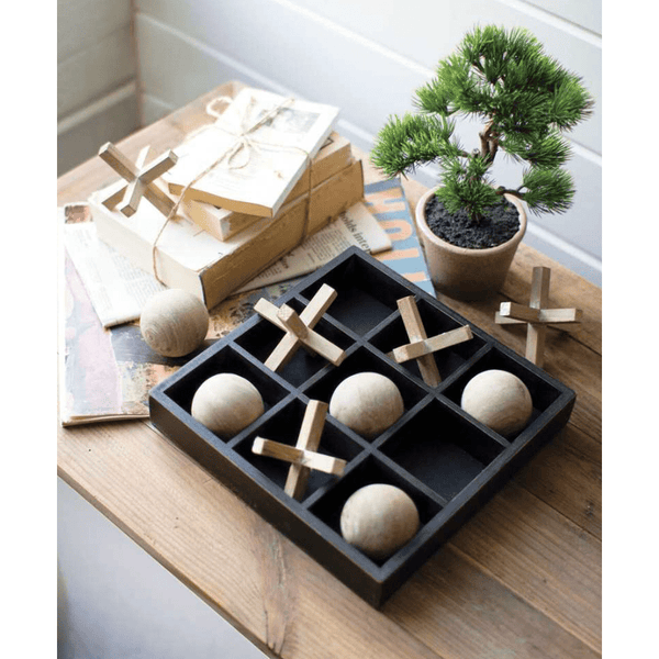 Wooden Tic Tac Toe Board - Lady of the Lake