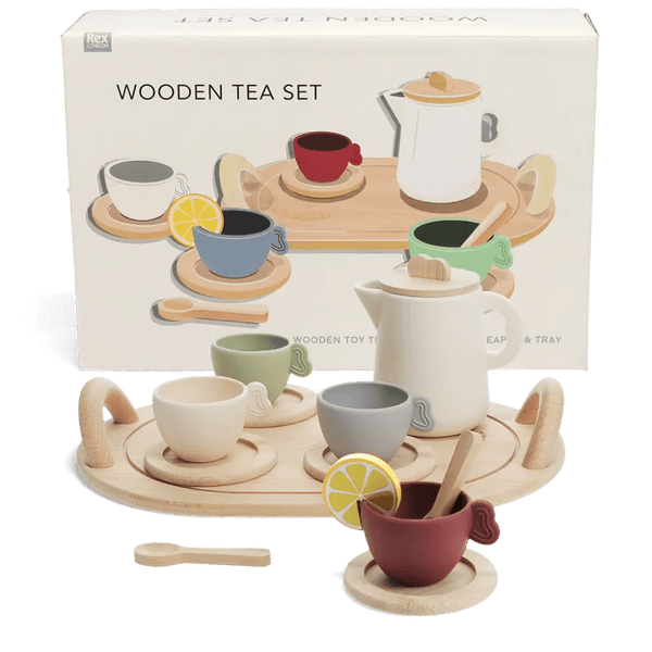 Wooden Toy Tea Play Set - Lady of the Lake