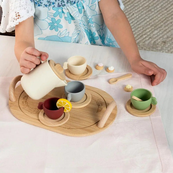 Wooden Toy Tea Play Set - Lady of the Lake