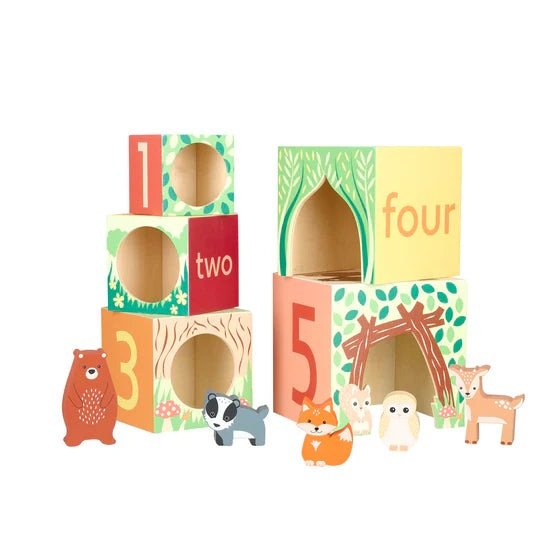 Woodland Animal Stacking Cubes